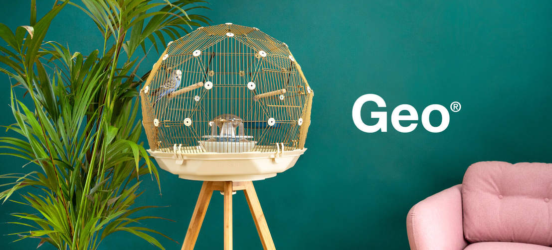 Klatka dla ptaków Omlet Geo to piękna klatka dla ptaków.
