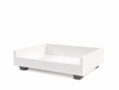 Un petit canapé Fido cadre de lit pour chien en blanc