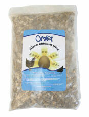 A bag of chicken grit to help keep your chicken eggs hard.