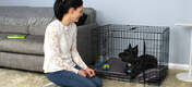 De Omlet Fido Classic is een uitstekend hulpmiddel voor het trainen van een puppy.