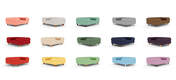 Gamma completa di 15 colori di Omlet memory foam bolster dog bed