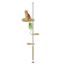 Freestyle árbol para gatos de interior de suelo a techo la parte superior