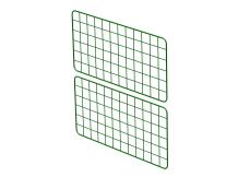 Zippi Rabbit Run Extension Panels - Half Height - Pack of 2