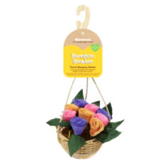 Boredom breaker floral hanging basket