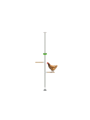 PoleTree hønsetræ med siddepinde - Økonomipakken - 1,70 til 2,15m