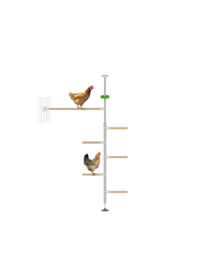 Perchoir pour poules PoleTree - Le kit Endurance - 1,70 - 2,15 m