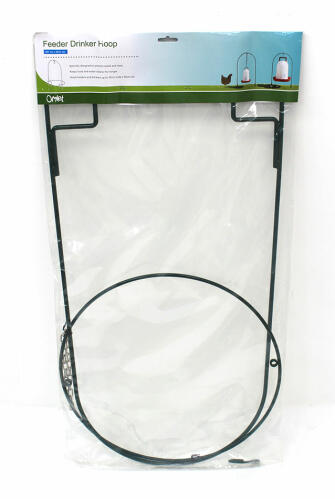 Packaged feeder drinker hoop