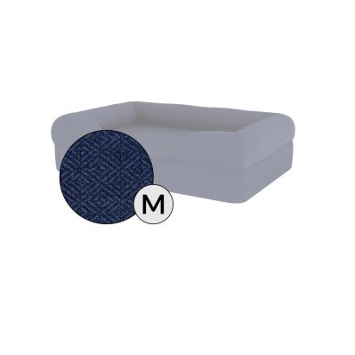 Bolster Dog Bed Cover Only - Medium - Midnight Blue