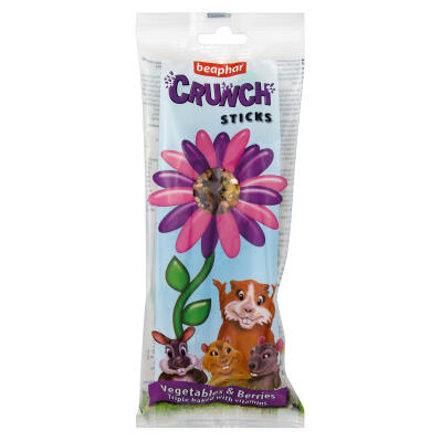 Beaphar Crunch Sticks für Kleintiere / Gemüse & Beeren