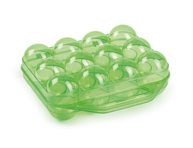 Green Plastic Egg Tray Gaun