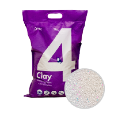 Arena para gato de Omlet Nº4 Clay (arcilla) con carbón activo 10L/8kg