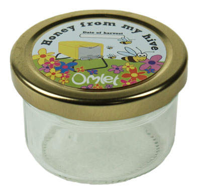 Pots à miel et étiquettes - Vendus par 6