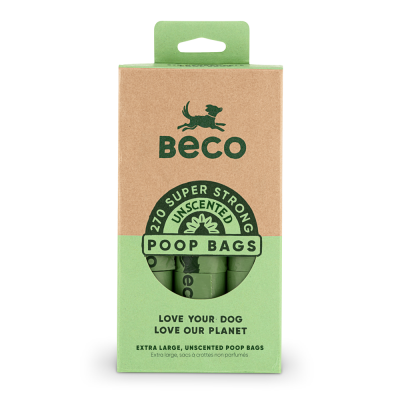 Beco Bags hondenpoepzakjes - voordeelverpakking - 270 stuks (18x15)