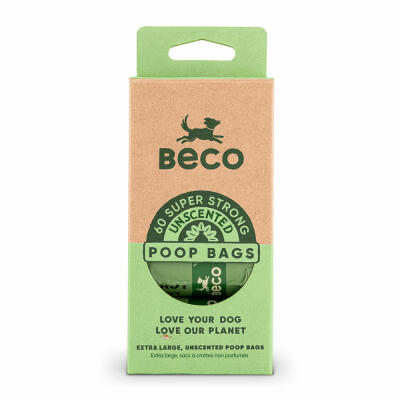 Beco Bags hondenpoepzakjes - Reisverpakking - 60 stuks (4x15)