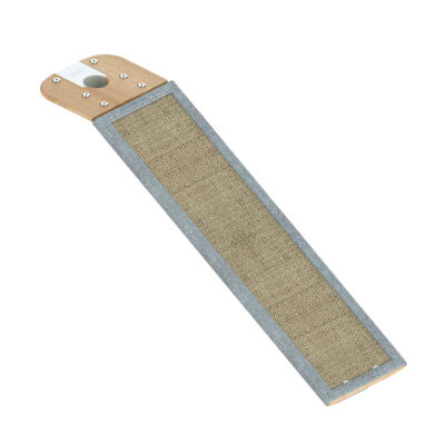 Freestyle - Rampe de connexion en bambou pour relier le sol et les poteaux avec griffoir enveloppé en sisal (supports inclus)