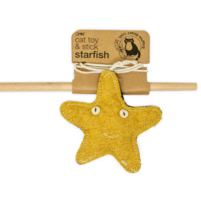 Maya Cat Wand Toy - Starfish with Catnip