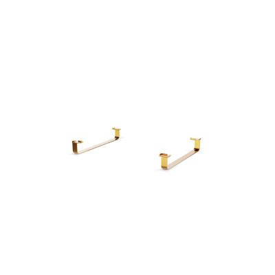 Metal Rail Feet for Omlet Dog Beds - Gold - Small - Pack of 2