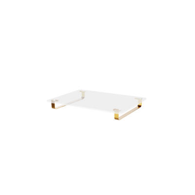 Base with Metal Rail Feet for Omlet Dog Beds - Gold - Small - Pack of 2