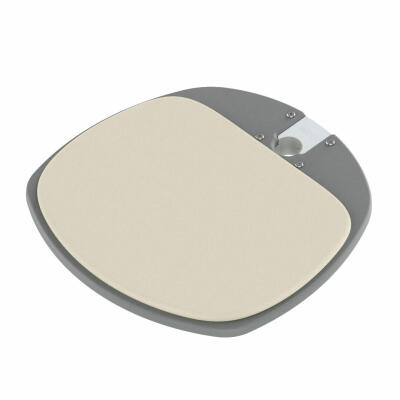 Freestyle - Plastic Platform with Outdoor Cream Cushion (includes bracket)
