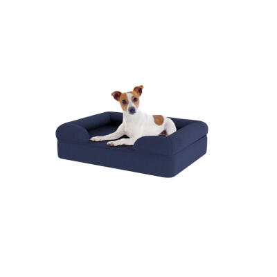 Memory-Foam Polsterbett für Hunde Small - Mitternachtsblau