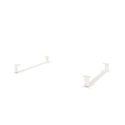 Metal Rail Feet for Omlet Dog Beds - Cream - Large - Pack of 2