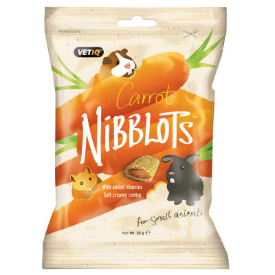 VetIQ Nibblots für Kleintiere - Karotte