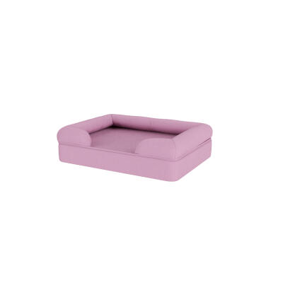 Memory Foam Bolster Cat Bed - Small - Lavender Lilac