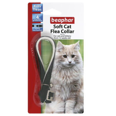 Beaphar zachte katten vlooienband - Velour