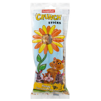 Beaphar Crunch Sticks für Kleintiere / Honig & Vitamine