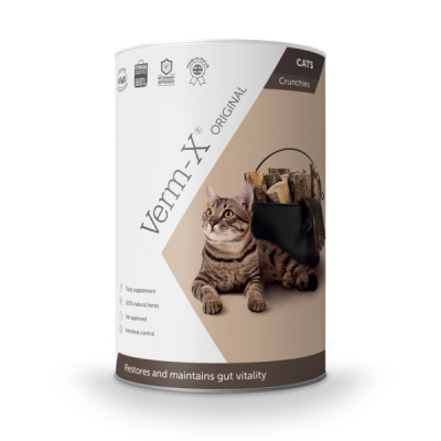 Verm-X Herbal Crunchies for Cats 60g