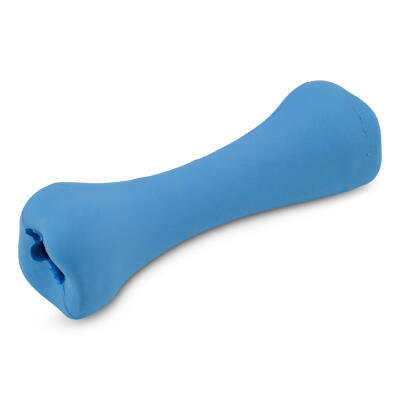 Beco Natural Rubber Bone - Small Blue