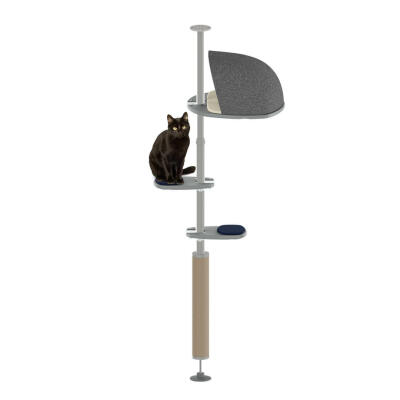 Arbre à chat d’extérieur Freestyle - Le kit Cabane - 1,70 m à 2,15 m