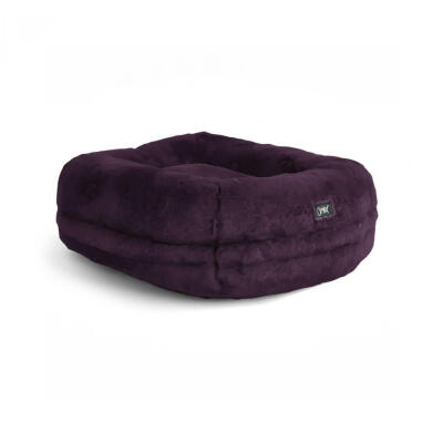 Maya Donut Cat Bed - Fig Purple