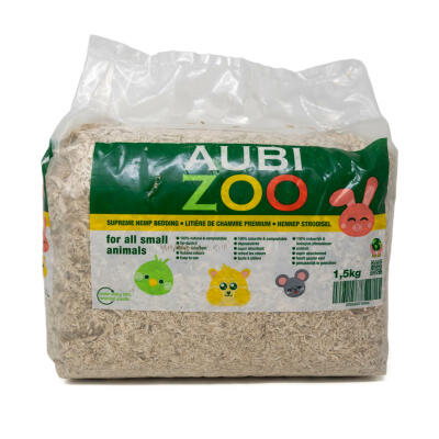 Litière Premium AubiZoo pour petits animaux – 1,5 kg