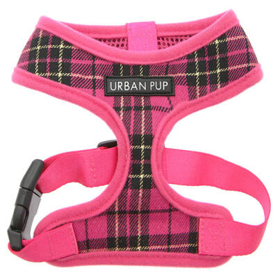 Urban Pup Pink Tartan Harness Medium