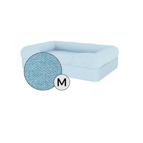 Omlet cama de espuma con memoria para perros mediana en azul cielo