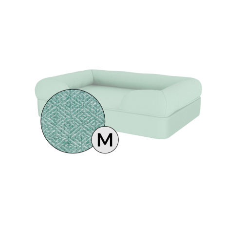 Omlet cama de espuma con memoria para perros de tamaño mediano en azul turquesa