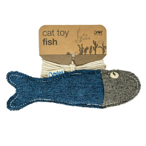 Omlet kat legetøjsfisk