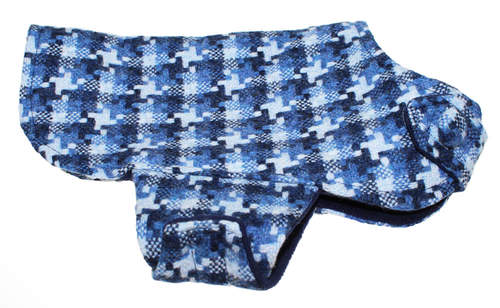 Blue Tweed Jacket for small dogs