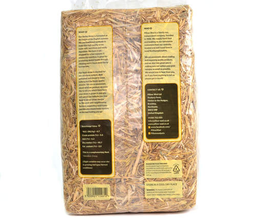 Pillow wad barley straw