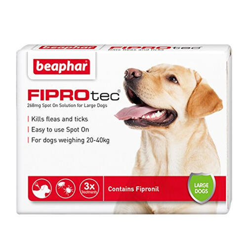 Fiprotec spot in preparat przeciw pchłom i kleszczom dla dużych psów