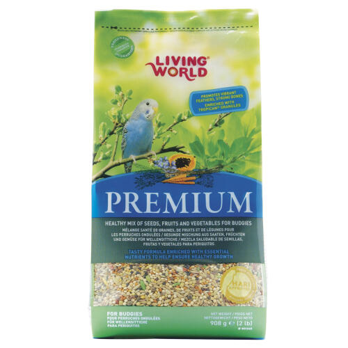 Living World Premium Budgie Seed 900g