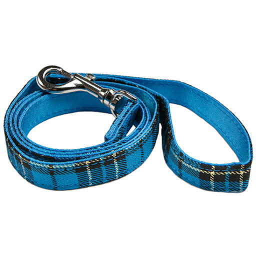 Urban Pup Blue Tartan Harness & Lead Set