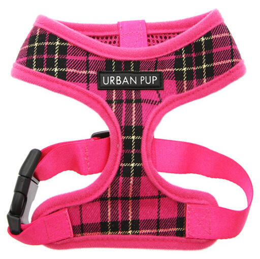 Urban Pup Pink Tartan Collar & Lead Set