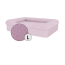 Omlet lit pour chien à traverses en mousse à mémoire de forme, grand modèle, lavande et lilas