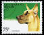 En dogge på ett västafrikanskt frimärke