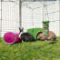 Zippi abri pour lapins avec plateforme pour lapins Zippi et Caddi support pour friandises pour lapins