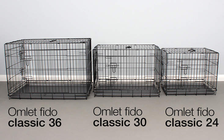 La cage pour chiens Omlet Fido Classic existe en plusieurs tailles
