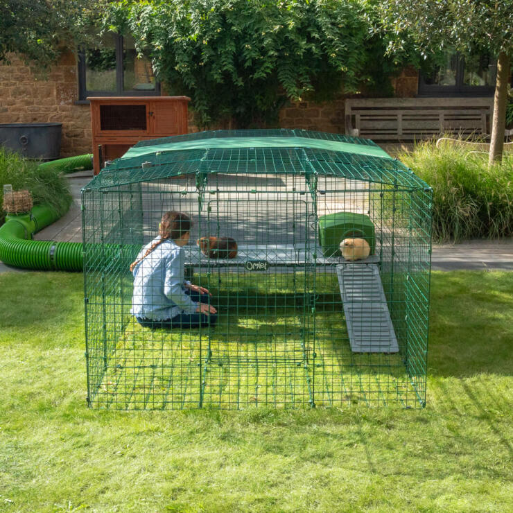 Give your guinea pigs more space by adding a second level to your Zippi Run with Zippi Platforms.