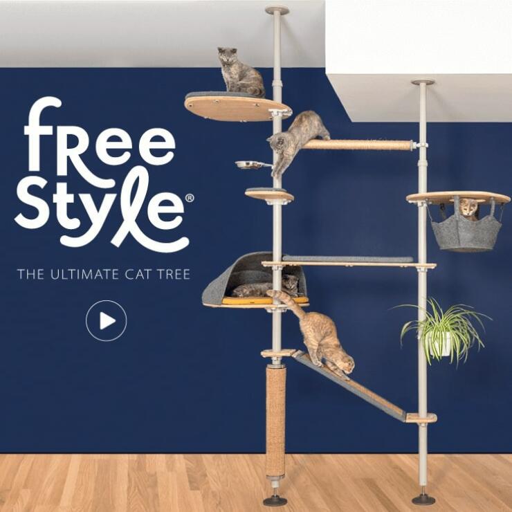 Omlet Freestyle Indoor Cat Tree Hero Image